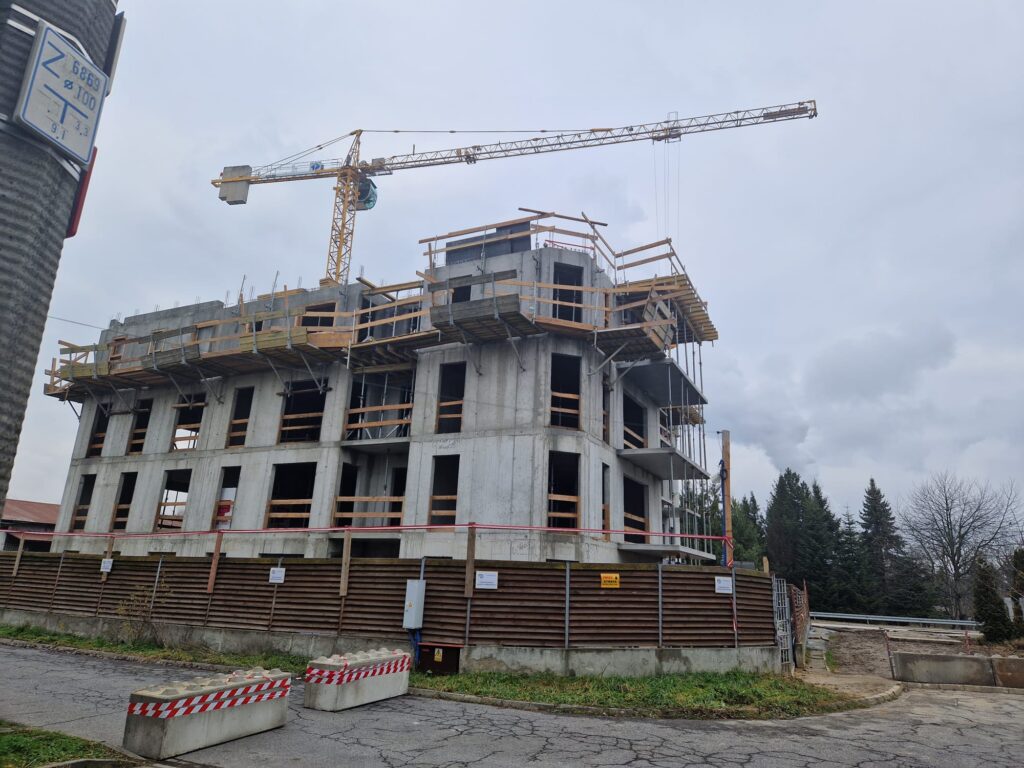 Kończymy budowę III piętra Golikówka Kraków mieszkania na sprzedaż